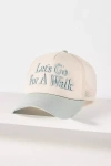 Worn/west Let's Go For A Walk Trucker Hat In Green