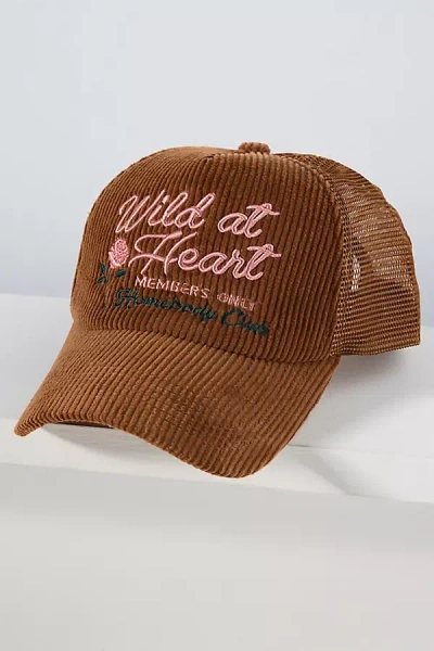 Worn/west Members Only Trucker Hat In Brown