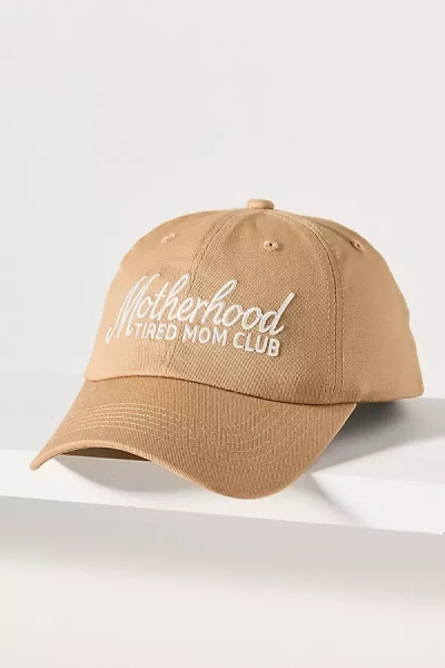 Worn/west Motherhood Baseball Cap In Brown