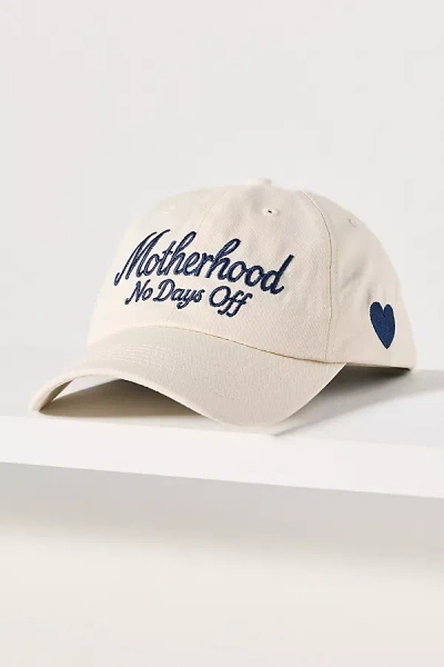 Worn/west Motherhood Baseball Cap In Neutral