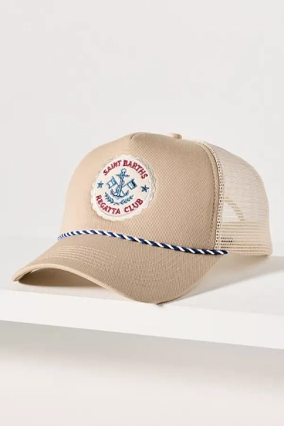 Worn/west Outer Banks Swim Club Trucker Hat In Brown