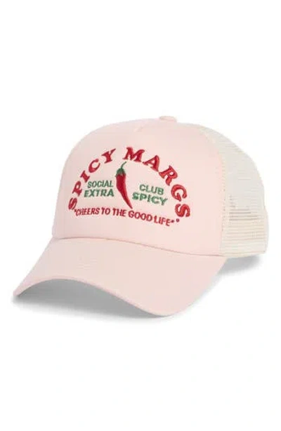 Worn/west Spicy Margs Trucker Hat In Pink