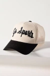 Worn/west Sport Phrases Trucker Hat In Black