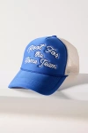 Worn/west Sport Phrases Trucker Hat In Blue