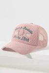 Worn/west Trucker Hat In Pink