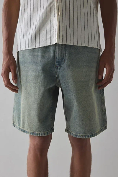Worship Supplies Big Dawg Graphic Jort In Garage Grime Blue, Men's At Urban Outfitters