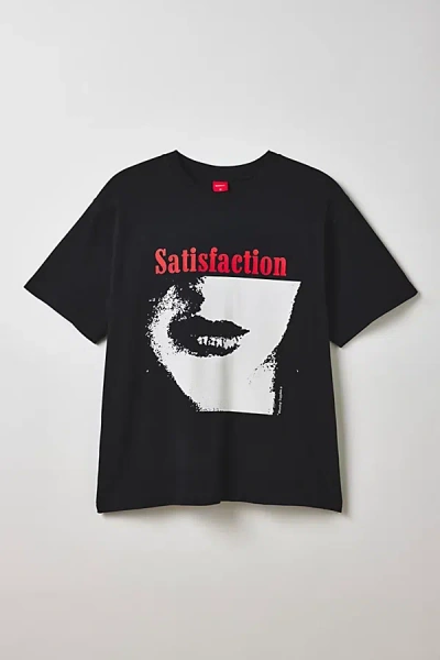 Worship Supplies Grinner Graphic Tee In Black, Men's At Urban Outfitters