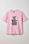 Worship Supplies Perch Graphic Tee In Pink, Men's At Urban Outfitters In Pink