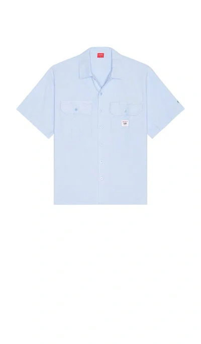Worship Supplies Service Work Shirt In 蓝色