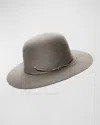 Worth & Worth By Orlando Palacios Men's Slater Beaver Felt Fedora Hat In Gray