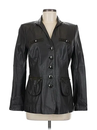 Pre-owned Worth Blazer Jacket In Black