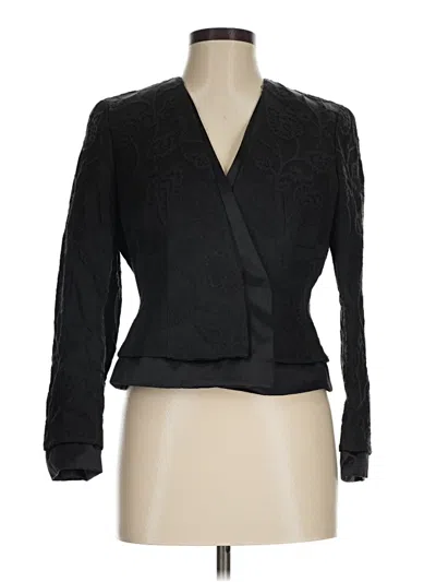 Pre-owned Worth Blazer Jacket In Black