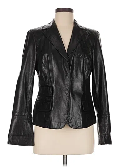 Pre-owned Worth Blazer Jacket In Black