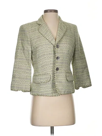 Pre-owned Worth Blazer Jacket In Green