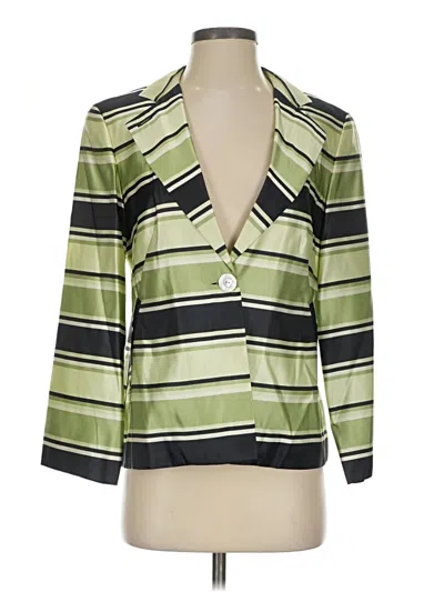 Pre-owned Worth Blazer Jacket In Green