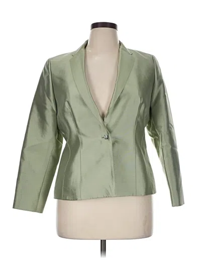 Pre-owned Worth Blazer Jacket In Green