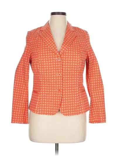 Pre-owned Worth Blazer Jacket In Orange