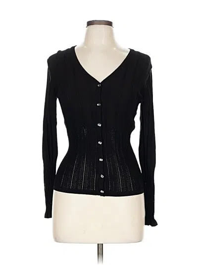 Pre-owned Worth Cardigan Sweater In Black