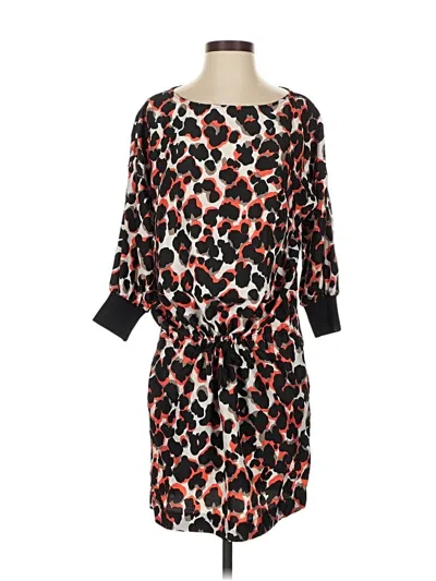 Pre-owned Worth Casual Dress In Black