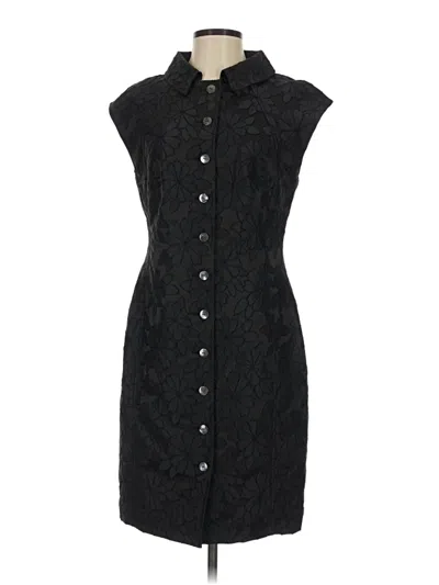 Pre-owned Worth Casual Dress In Black
