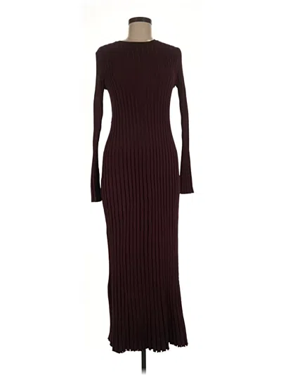 Worth Casual Dress In Burgundy