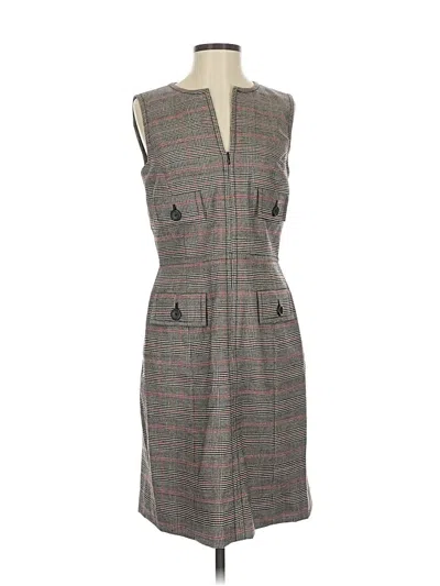 Pre-owned Worth Casual Dress In Gray