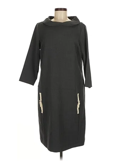 Pre-owned Worth Casual Dress In Gray