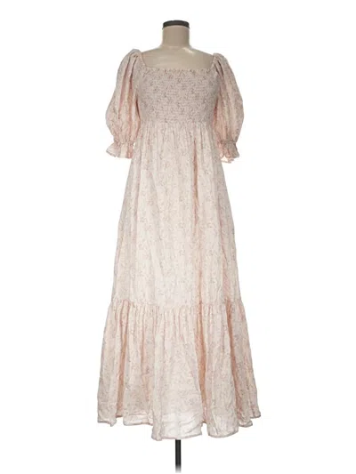Pre-owned Worth Casual Dress In Pink