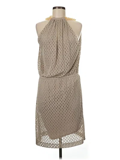 Pre-owned Worth Casual Dress In Tan