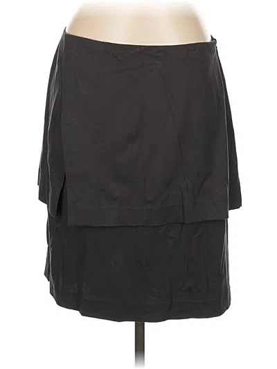Pre-owned Worth Casual Skirt In Black