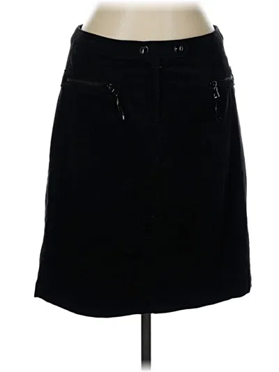 Pre-owned Worth Casual Skirt In Black