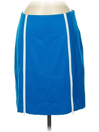 Pre-owned Worth Casual Skirt In Blue