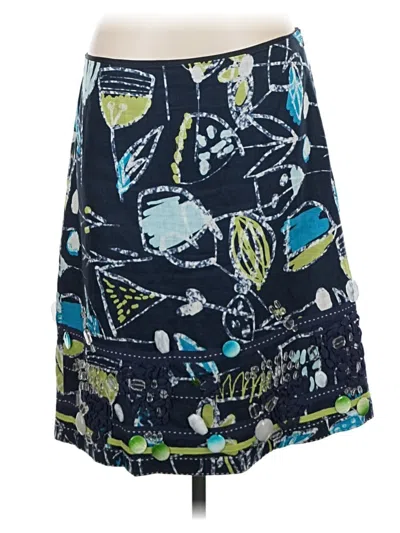 Pre-owned Worth Casual Skirt In Blue
