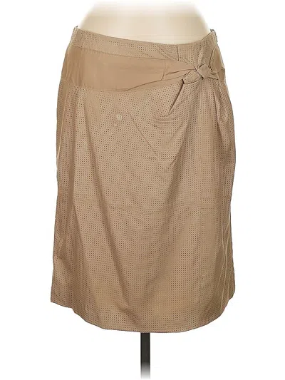 Pre-owned Worth Casual Skirt In Brown