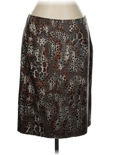 Pre-owned Worth Casual Skirt In Brown
