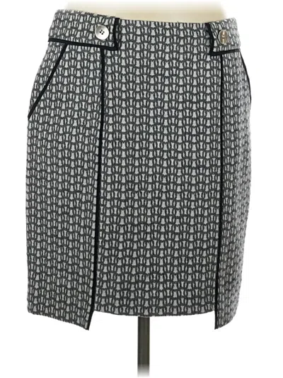 Pre-owned Worth Casual Skirt In Gray