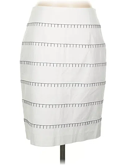 Pre-owned Worth Casual Skirt In Silver