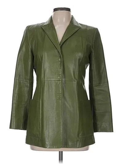 Pre-owned Worth Coat In Green