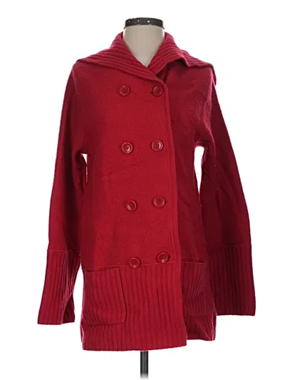 Pre-owned Worth Coat In Red