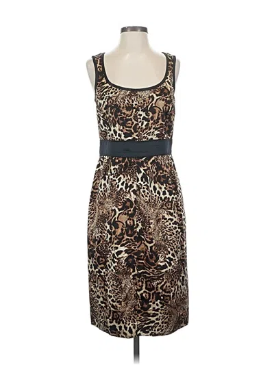 Pre-owned Worth Cocktail Dress In Brown