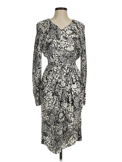 Pre-owned Worth Cocktail Dress In Gray