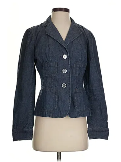 Pre-owned Worth Denim Jacket In Blue