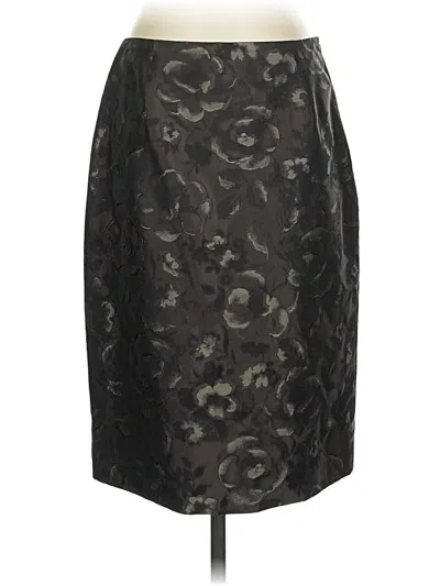 Pre-owned Worth Formal Skirt In Black