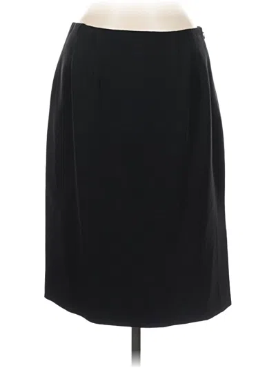 Pre-owned Worth Formal Skirt In Black
