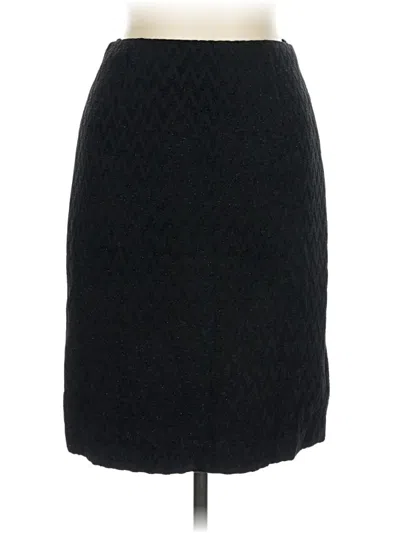 Pre-owned Worth Formal Skirt In Black