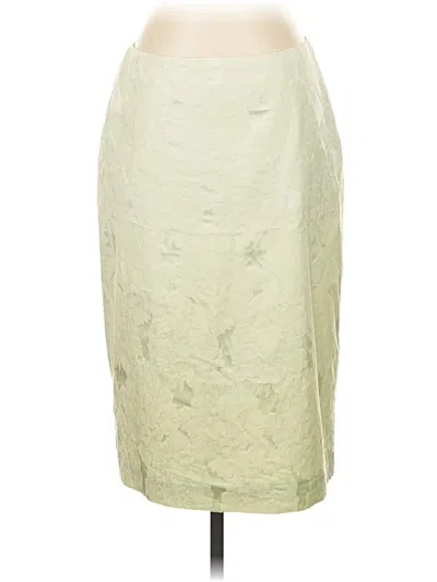 Pre-owned Worth Formal Skirt In Green