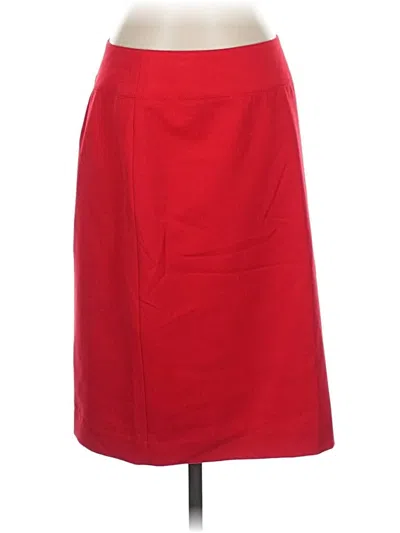 Pre-owned Worth Formal Skirt In Red
