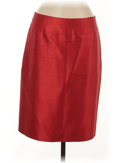 Pre-owned Worth Formal Skirt In Red