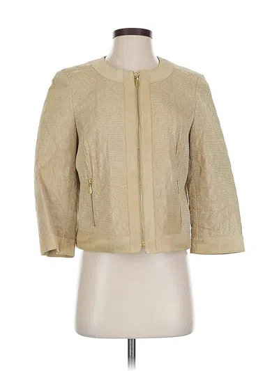 Pre-owned Worth Jacket In Gold