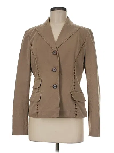 Pre-owned Worth Jacket In Tan